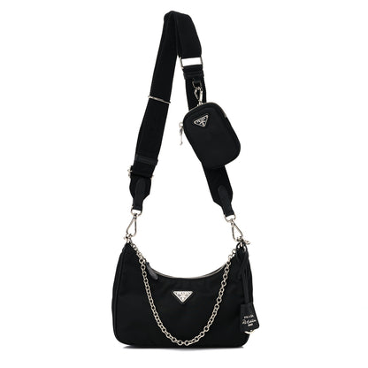 Prada Nylon Re-Edition 2005 Shoulder Bag Black 1 of 10