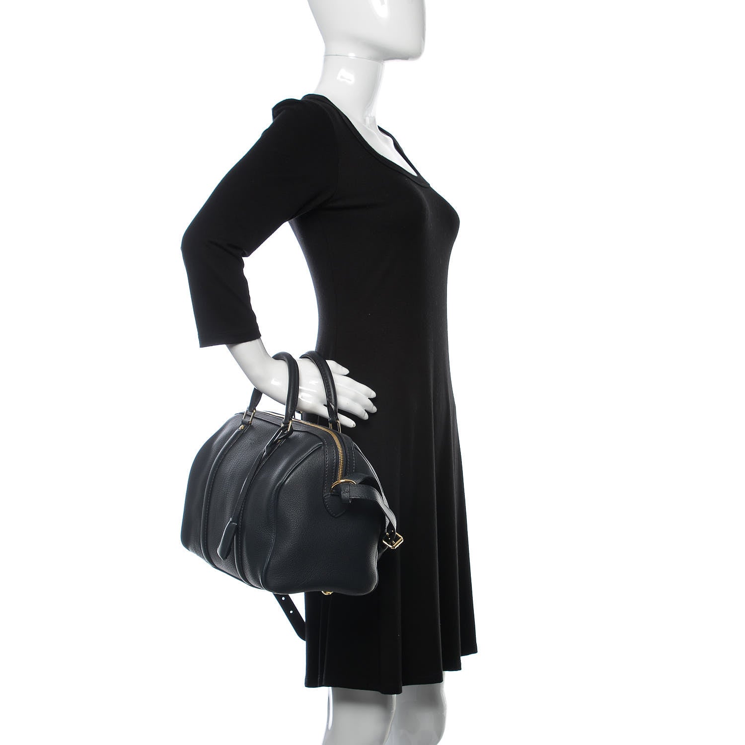 Louis Vuitton Veau Cachemire SC Bag PM Cobalt 3 of 13