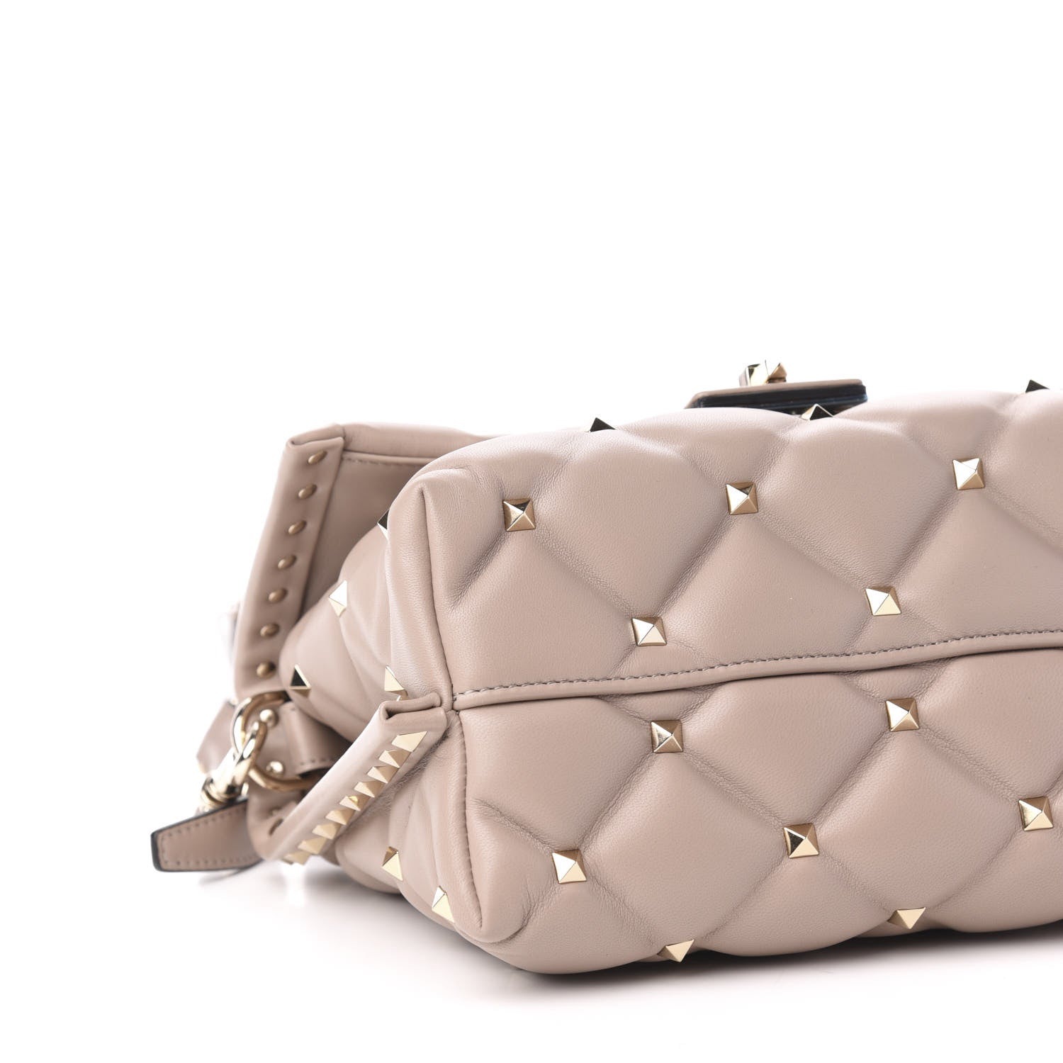 Valentino Garavani Nappa Medium Candystud Top Handle Bag Poudre 8 of 11