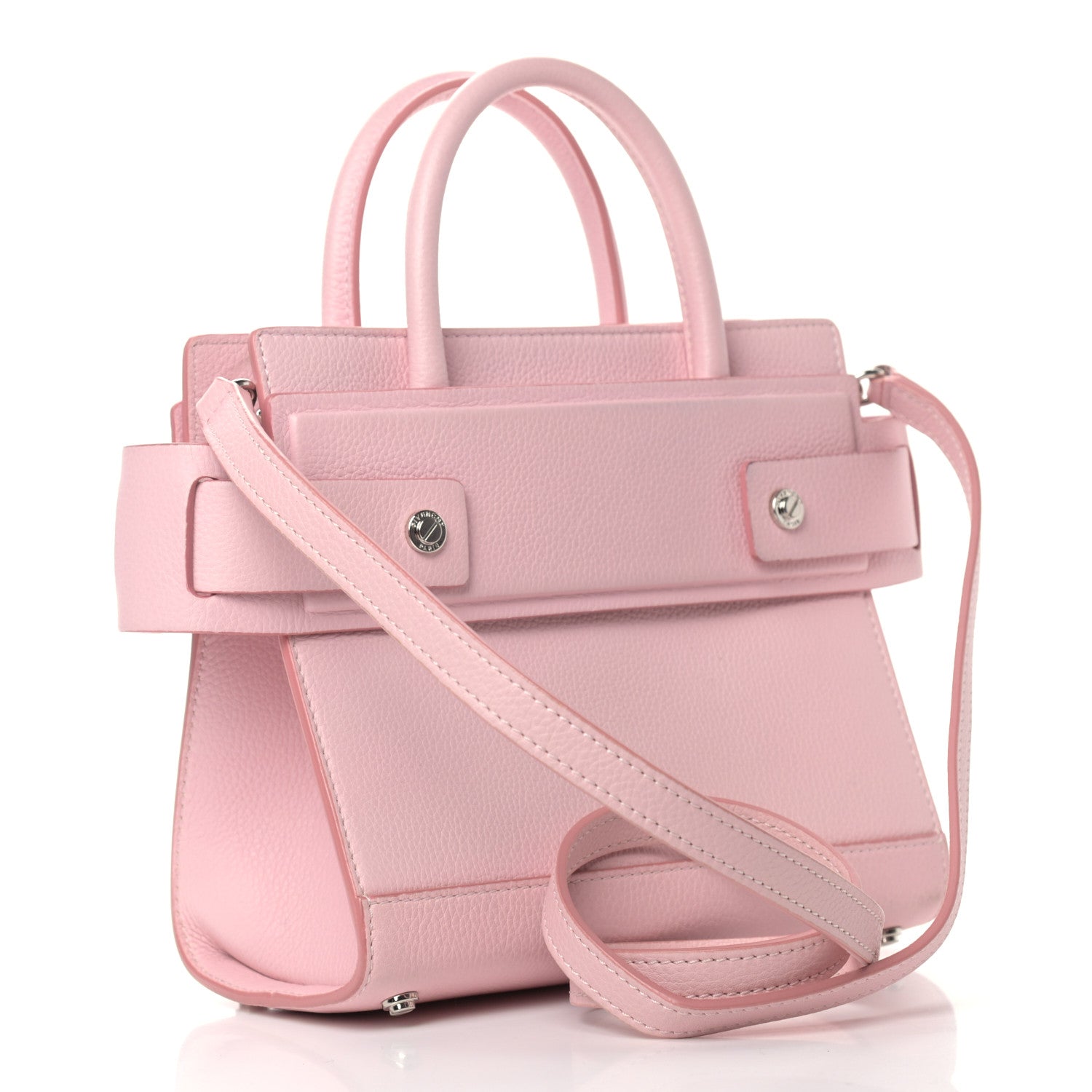 Givenchy Grained Calfskin Mini Horizon Satchel Bright Pink 3 of 11