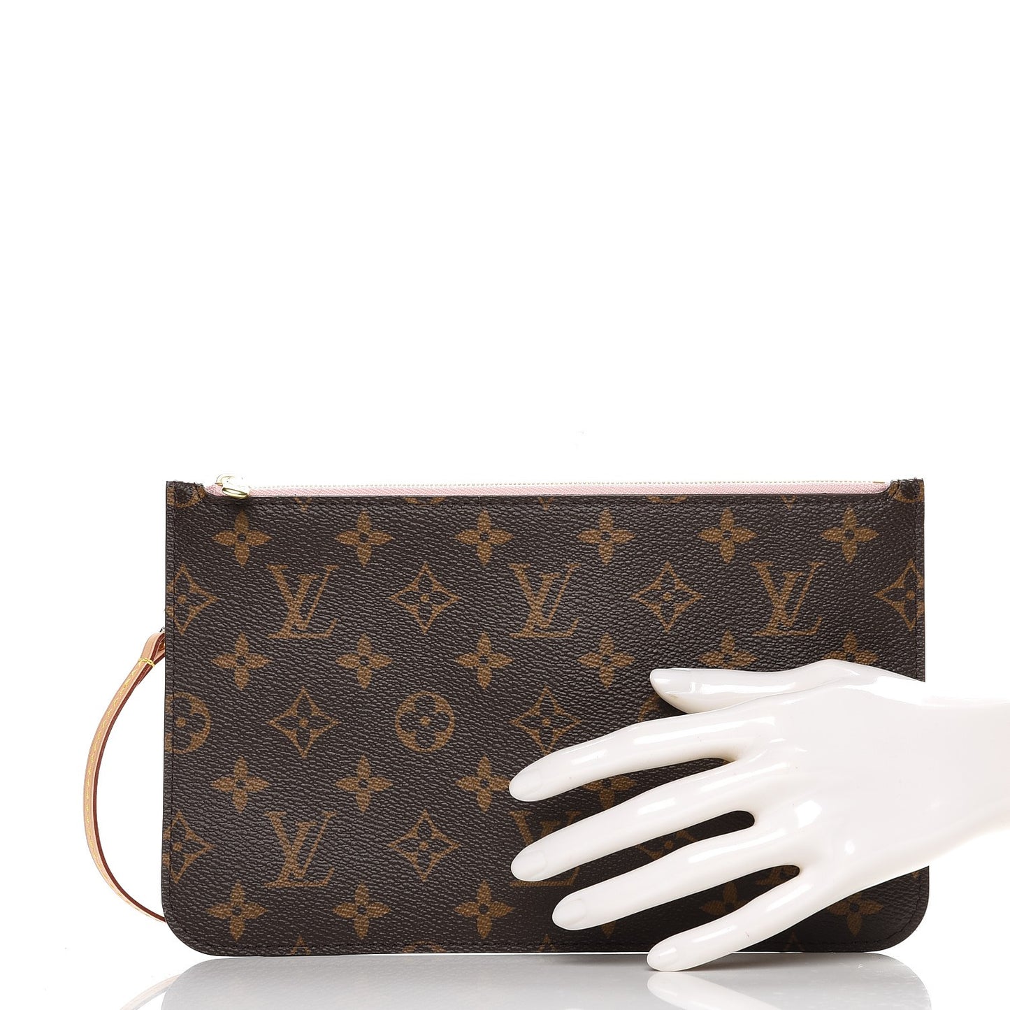 Monogram Neverfull MM GM Pochette Rose Ballerine
