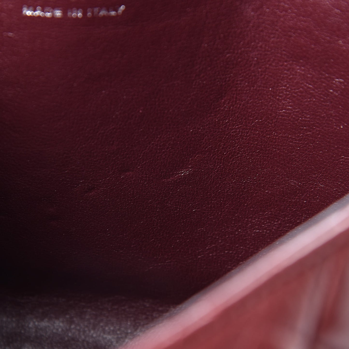 Lambskin Quilted Jumbo Single Flap Dark Red