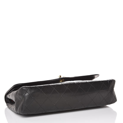 Chanel Lambskin Quilted Medium Double Flap Black 4 of 24