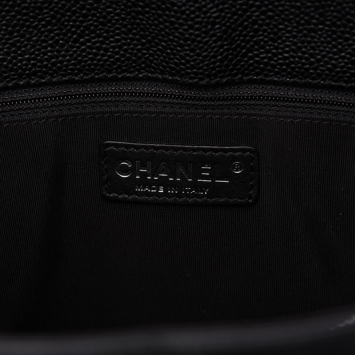 Chanel Caviar Quilted Grand Shopping Tote GST Black 9 of 11