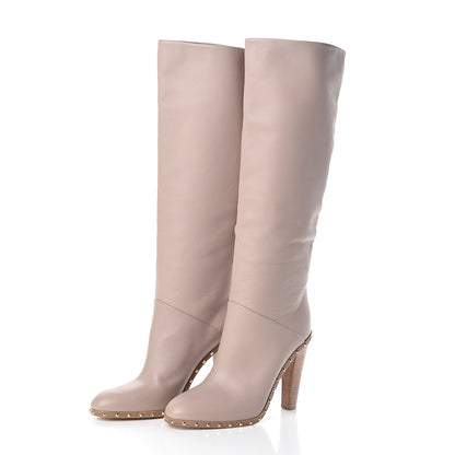 Valentino Garavani Nappa Soul Rockstud Boots 39 Poudre 3 of 6