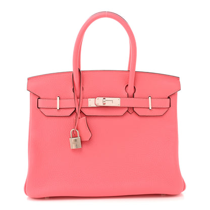 Hermes Togo Birkin 30 Rose Azalee 1 of 11