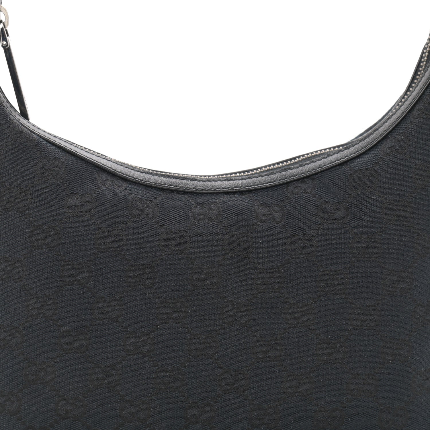 Gucci Monogram GG Small Clasp Hobo Black 10 of 10