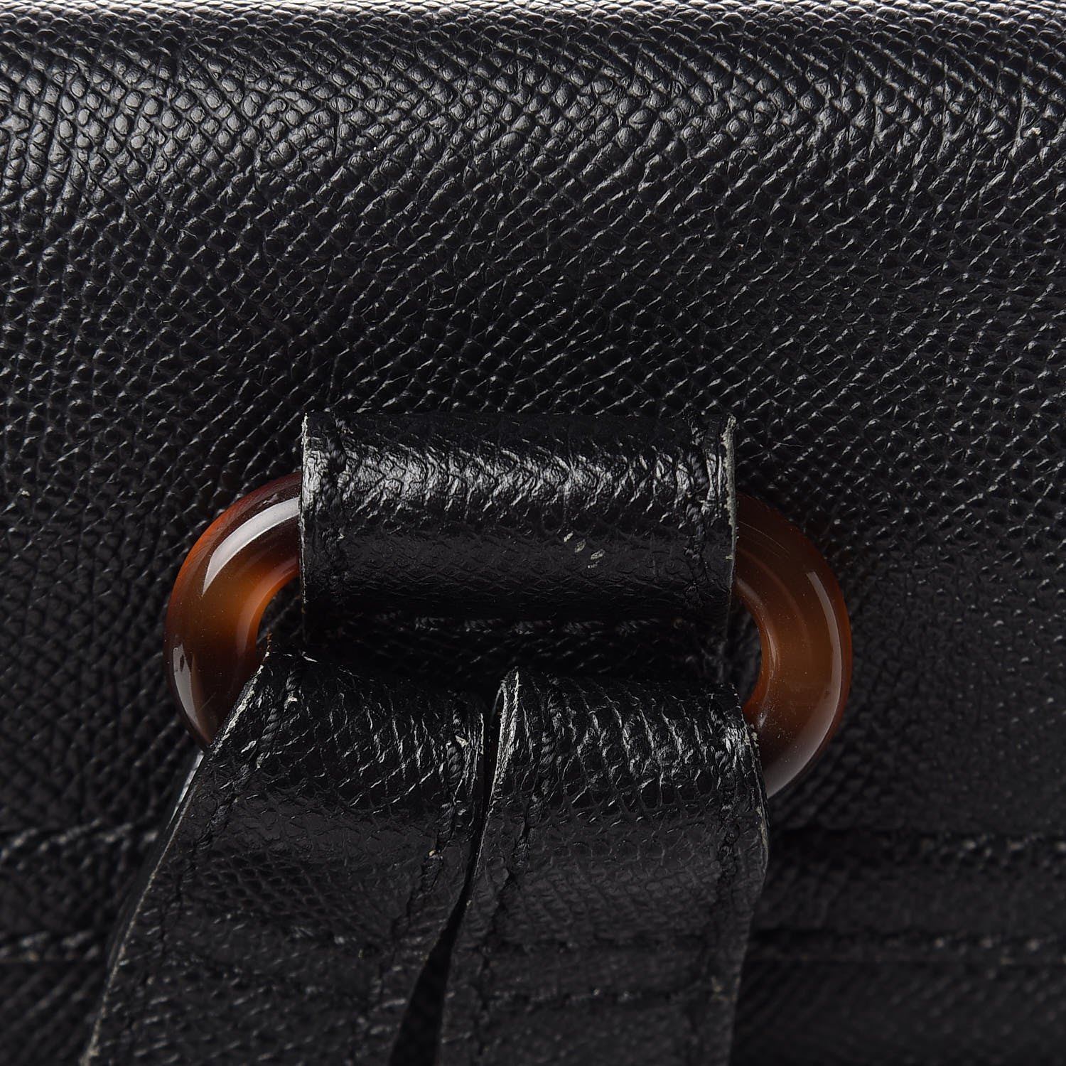 Chanel Caviar Tortoise CC Backpack Black 19 of 19