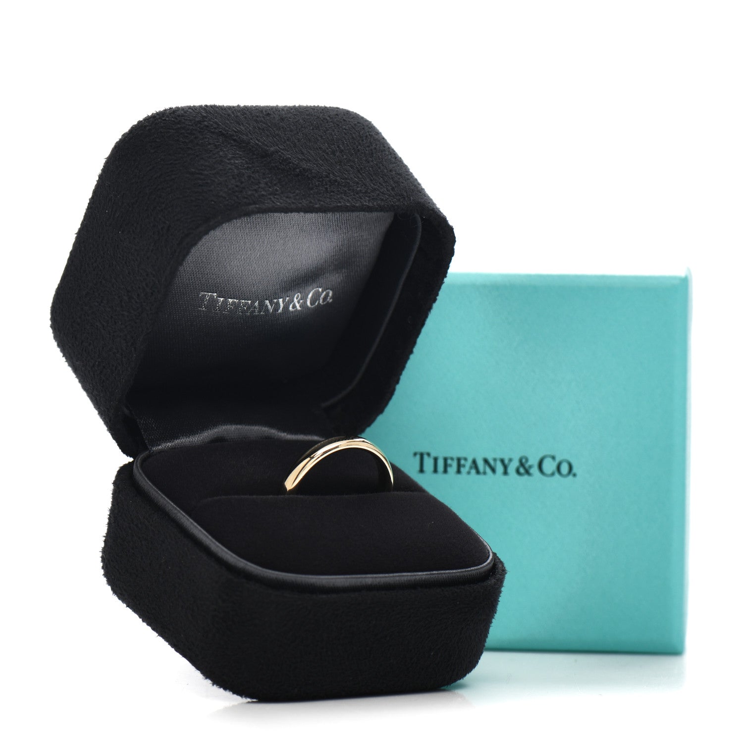 Tiffany 18K Yellow Gold 3mm Classic Wedding Band Ring 51 5.75 5 of 5