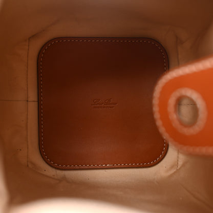 Loro Piana Cotton Linen Calfskin Micro Bale Bag Natural Warm Tan 5 of 9