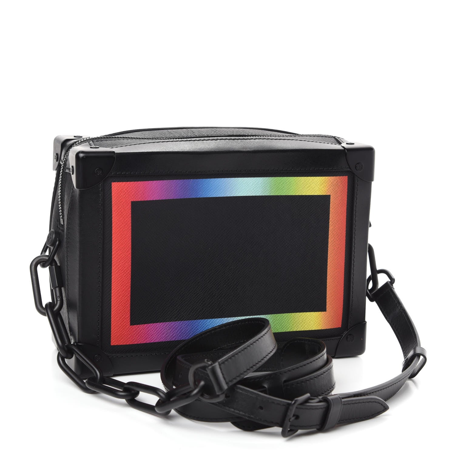 Louis Vuitton Taiga Rainbow Soft Trunk Black 3 of 9