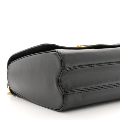 Louis Vuitton Calfskin Monogram Blossom Twist MM Black 8 of 9