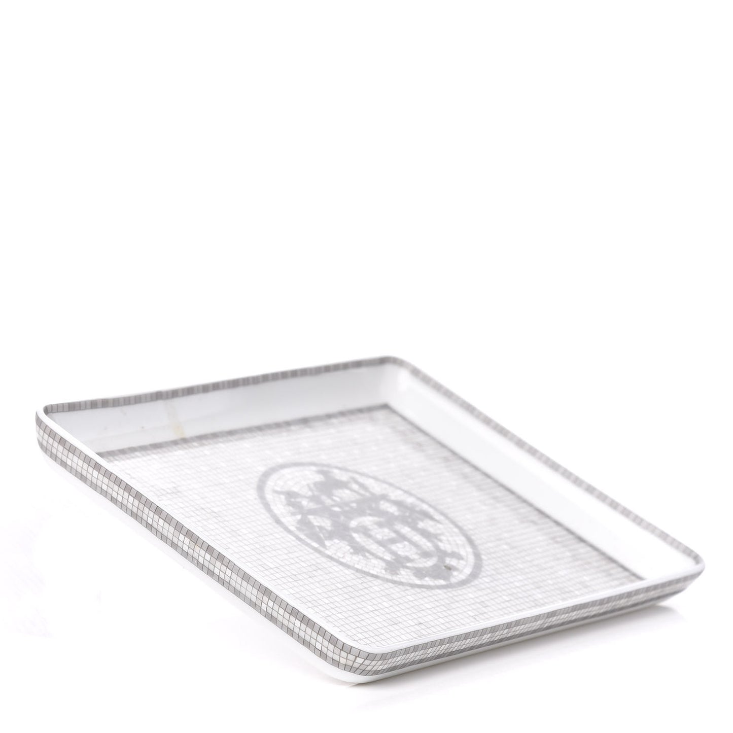 Porcelain Mosaique Au 24 Sushi Plate Platine