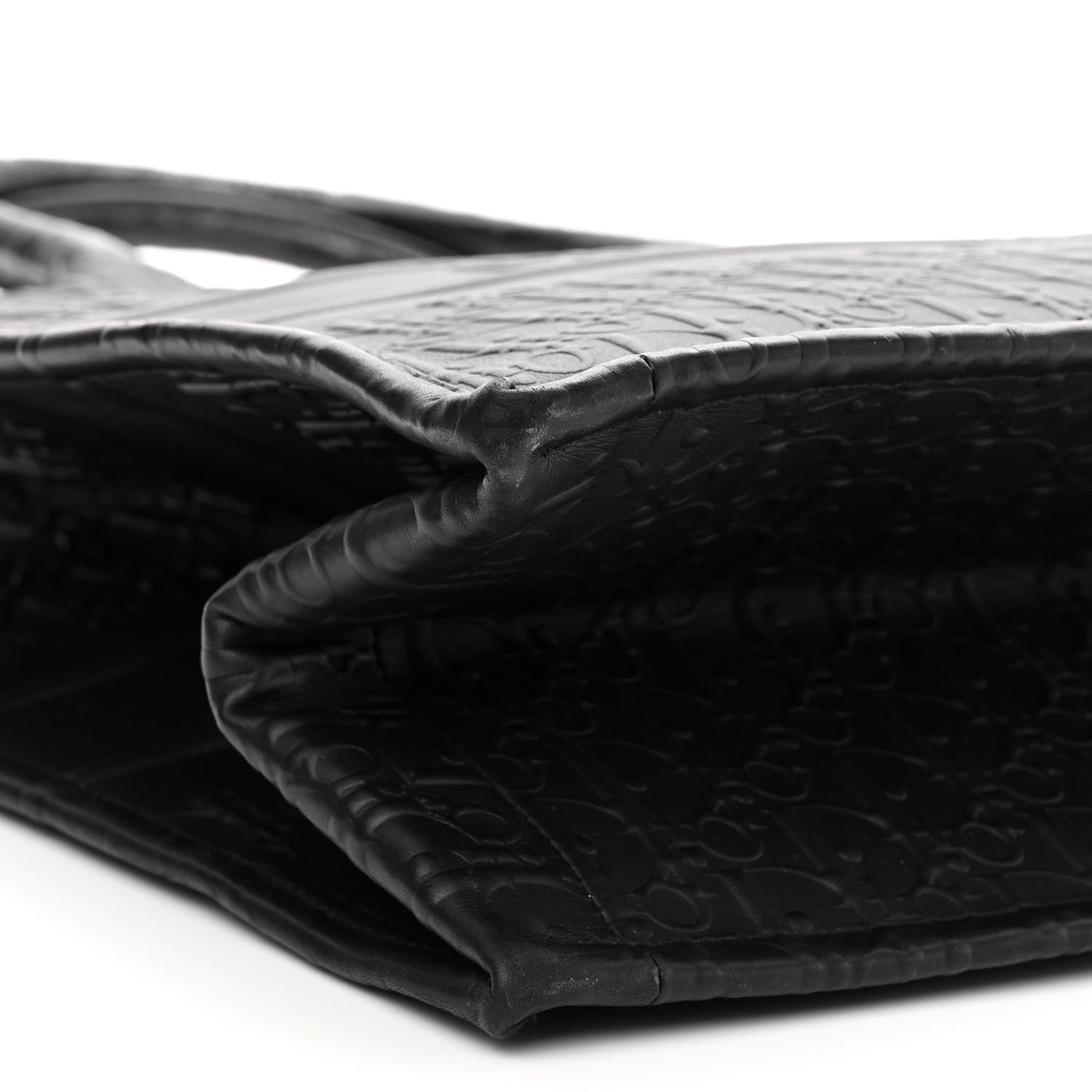 Christian Dior Oblique Calfskin Embossed Large Book Tote Black 9 of 11