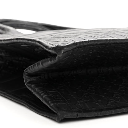Christian Dior Oblique Calfskin Embossed Large Book Tote Black 9 of 11