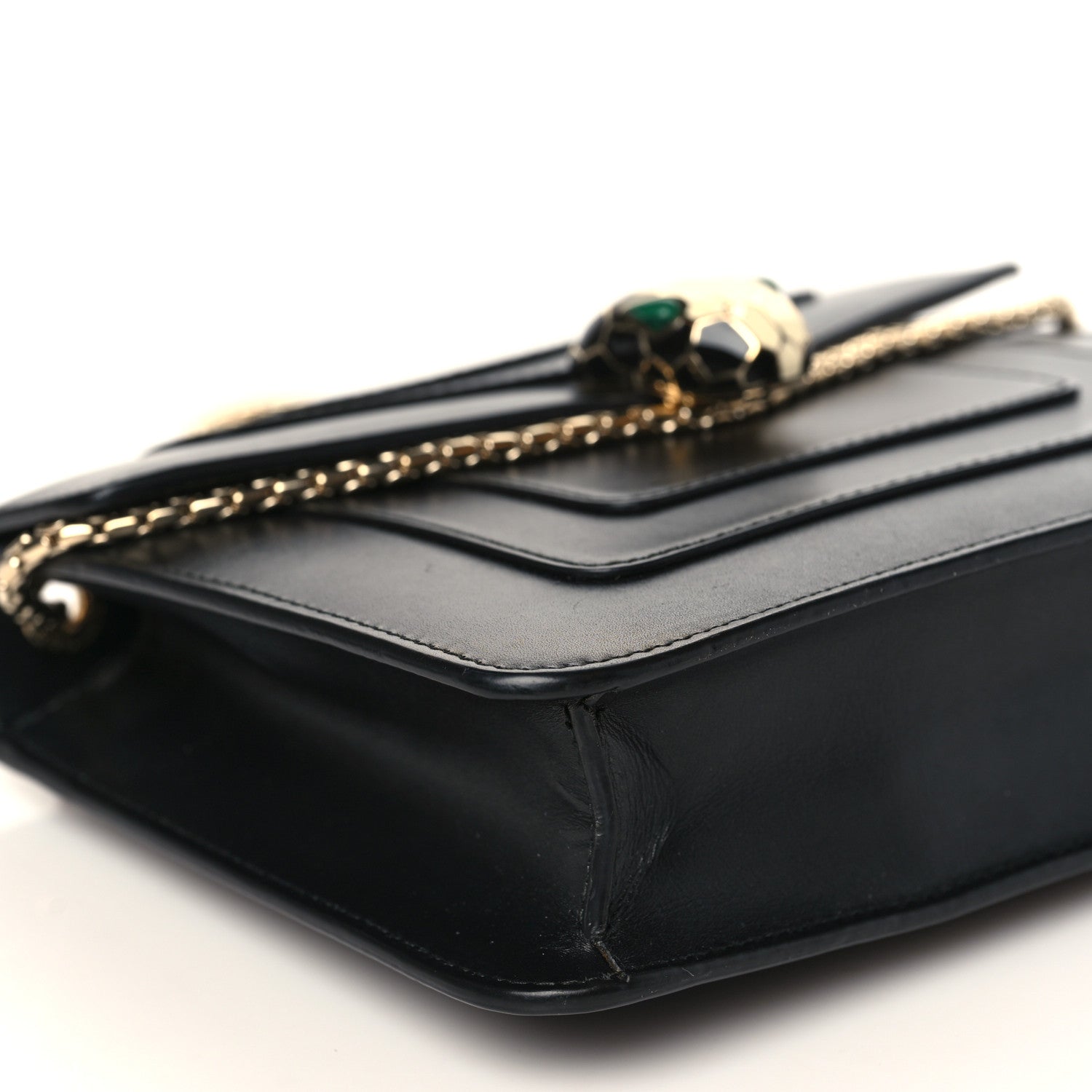 Bulgari Calfskin Serpenti Forever Crossbody Bag Black 8 of 9