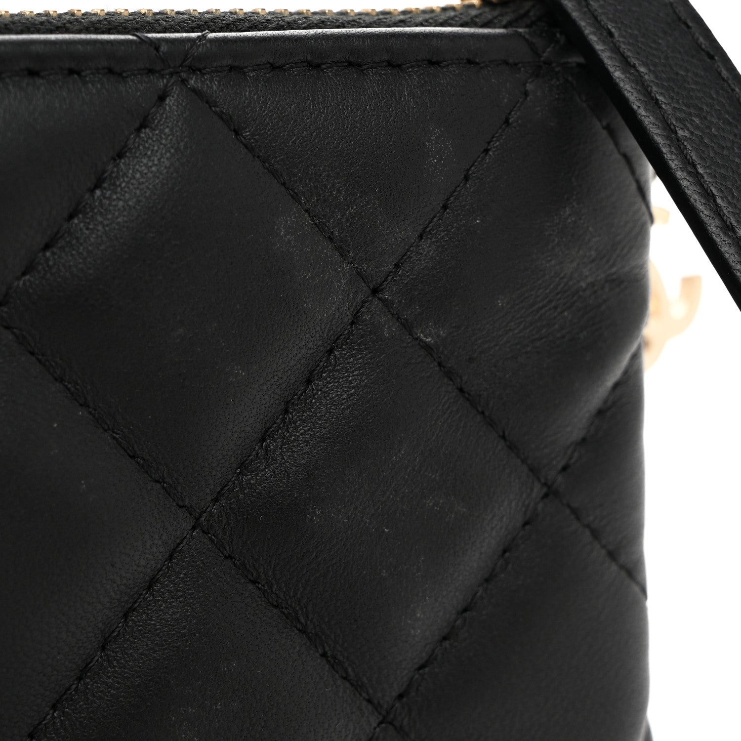 Chanel Lambskin Quilted Casino Coin Purse Black 9 of 11