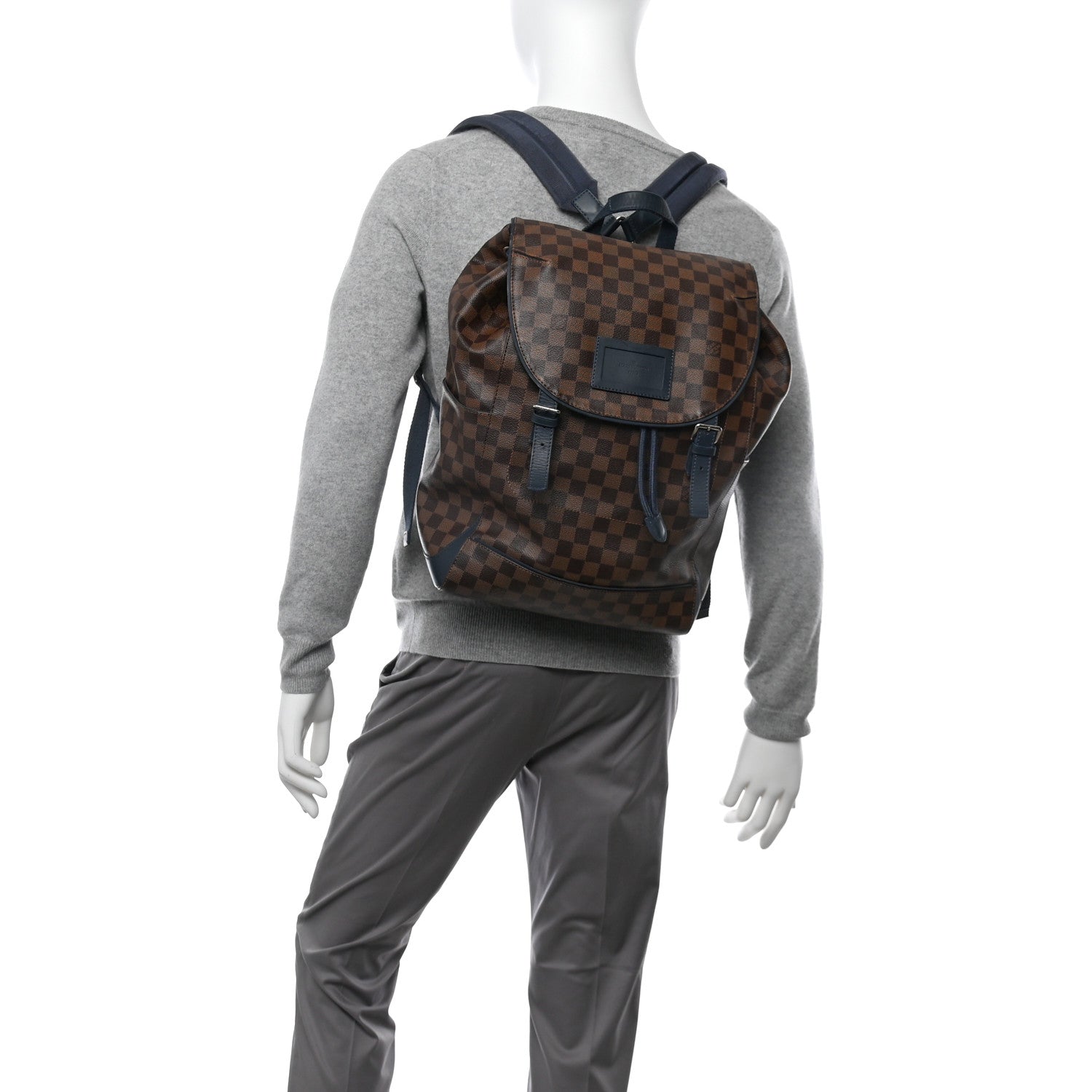 Louis Vuitton Damier Ebene Runner Backpack 2 of 11
