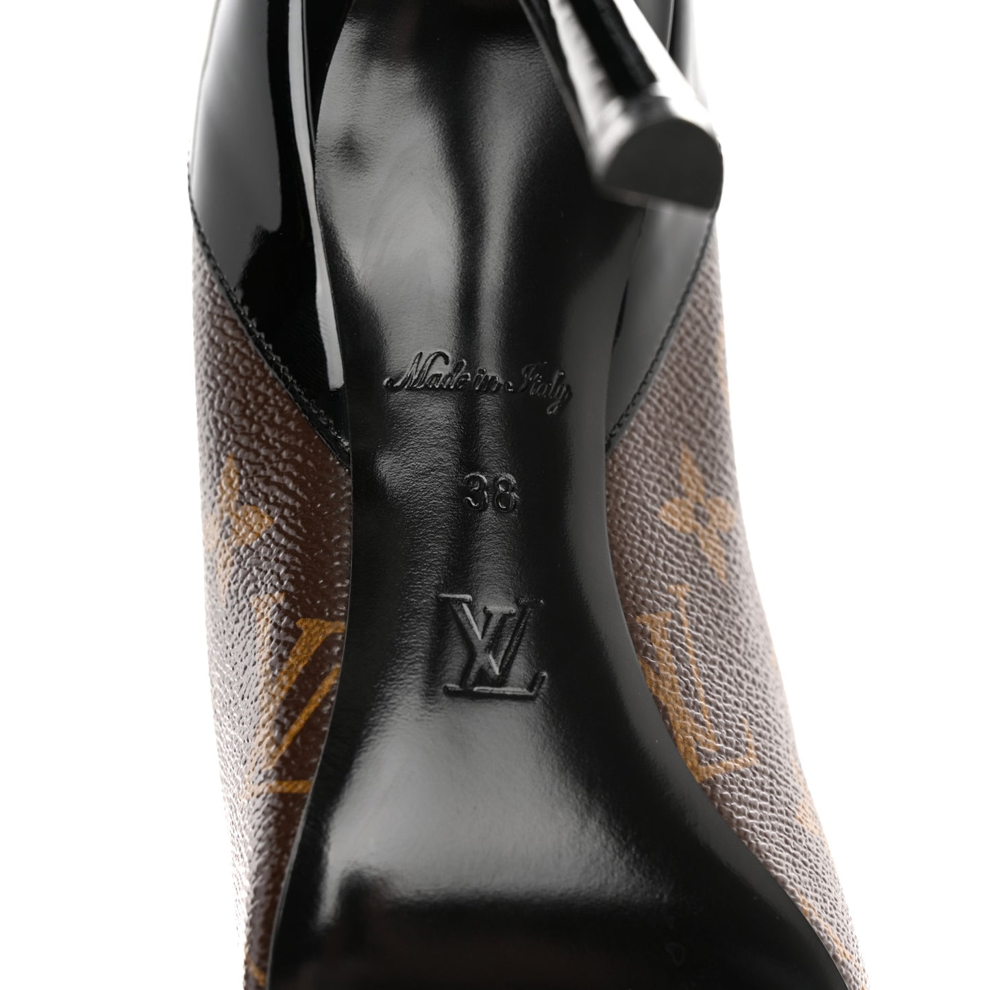 Monogram Cherie Pumps 38 Black