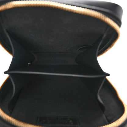 Chanel Calfskin Stitched Cup Of Tea Vanity Case Black 5 of 10