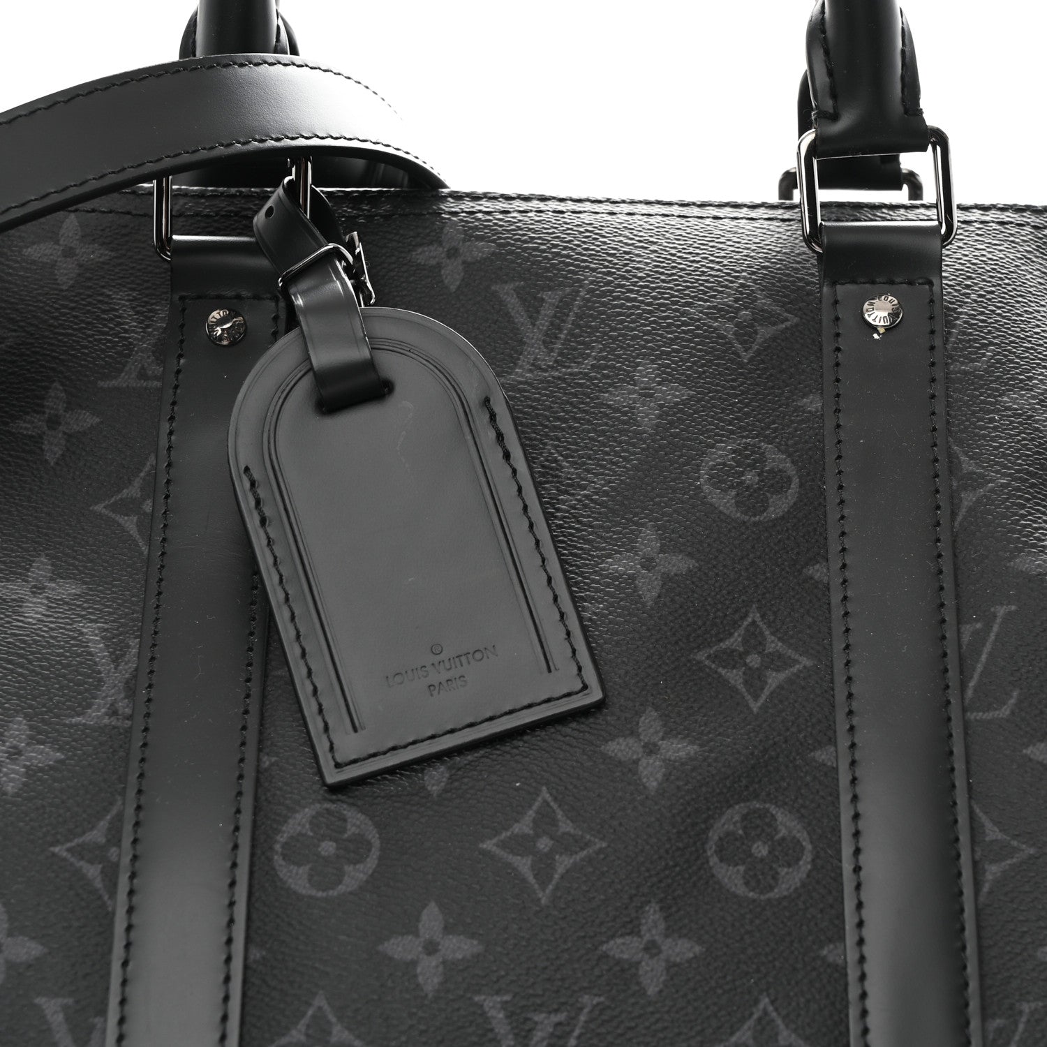 Louis Vuitton Monogram Eclipse Keepall Bandouliere 55 7 of 10