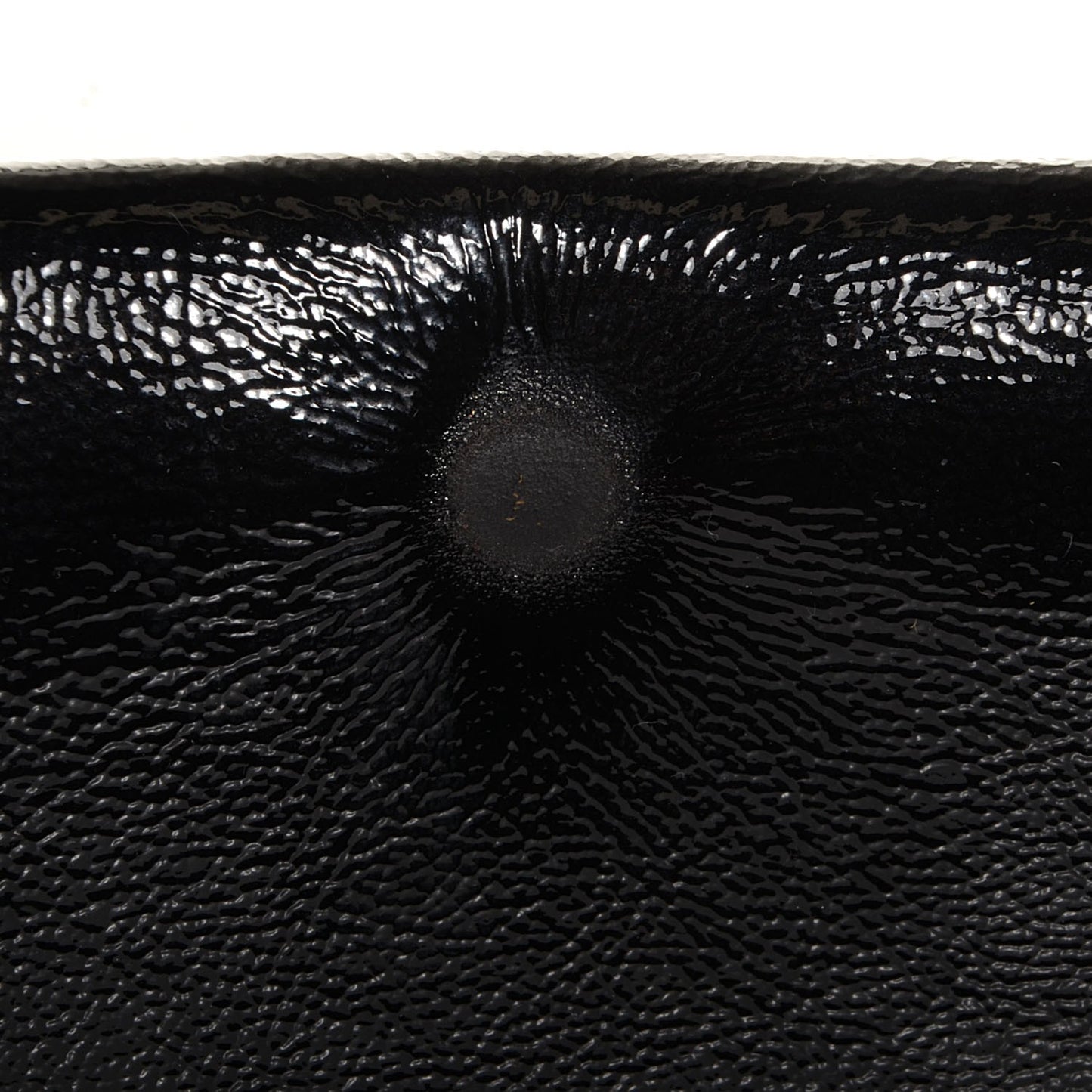 Textured Patent Monogram Large Belle De Jour Clutch Black