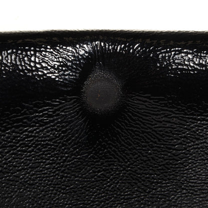 Saint Laurent Textured Patent Monogram Large Belle De Jour Clutch Black 4 of 8