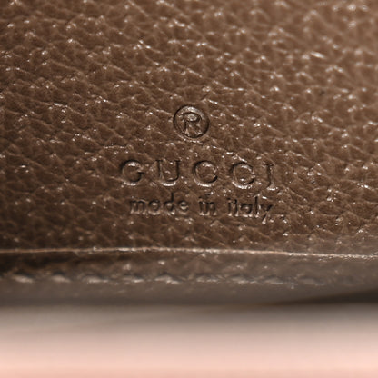 Gucci GG Supreme Monogram Web Ophidia Zip Around Wallet Brown 7 of 9