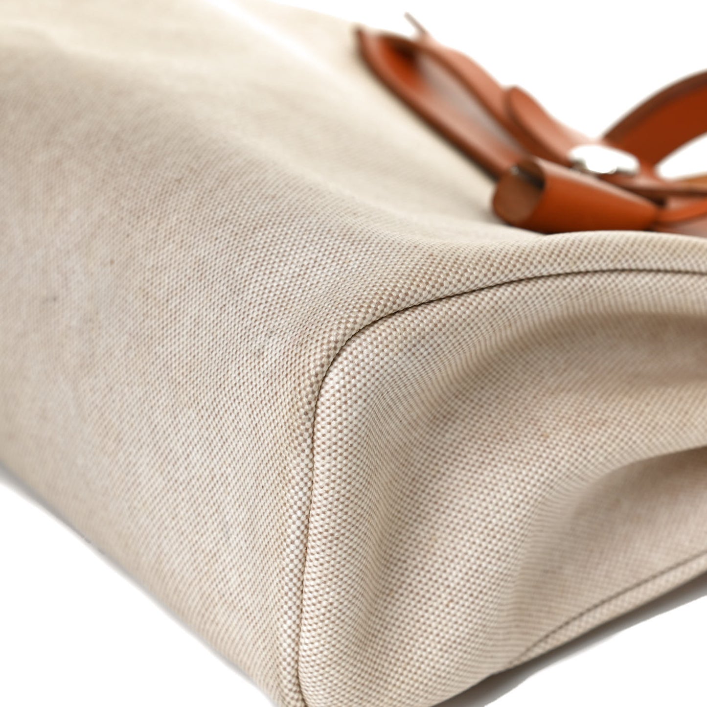 Toile Vache Calfskin Herbag 30 PM Backpack Natural