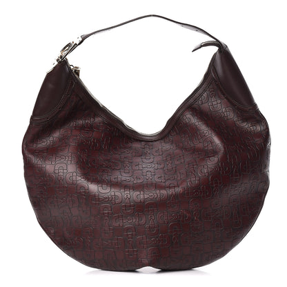 Gucci Calfskin Horsebit Embossed Glam Hobo Purple 1 of 14