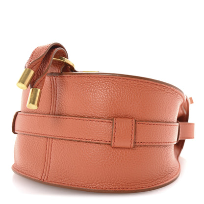 Chloe Grained Calfskin Small Marcie Saddle Bag Orange 10 of 10