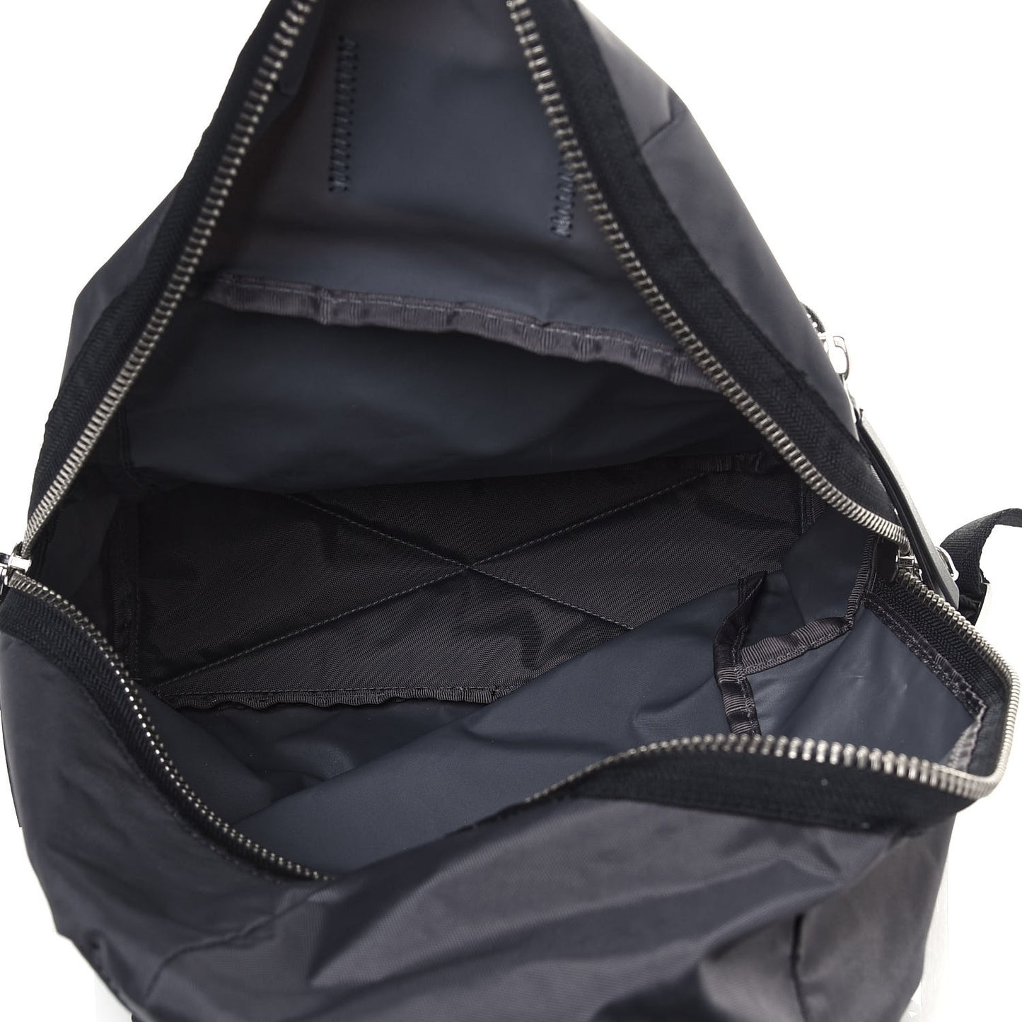 Nylon Biker Backpack Black