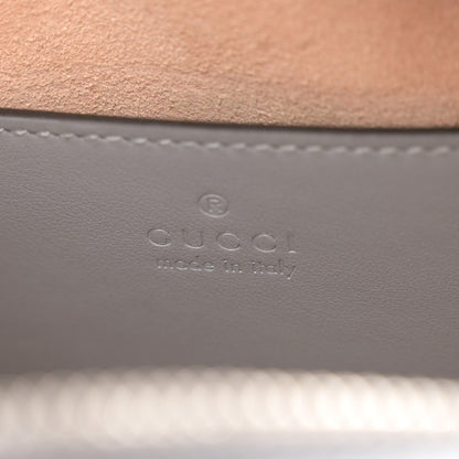 Gucci Calfskin Matelasse Aria Small GG Marmont Chain Shoulder Bag Deep Grey 5 of 9