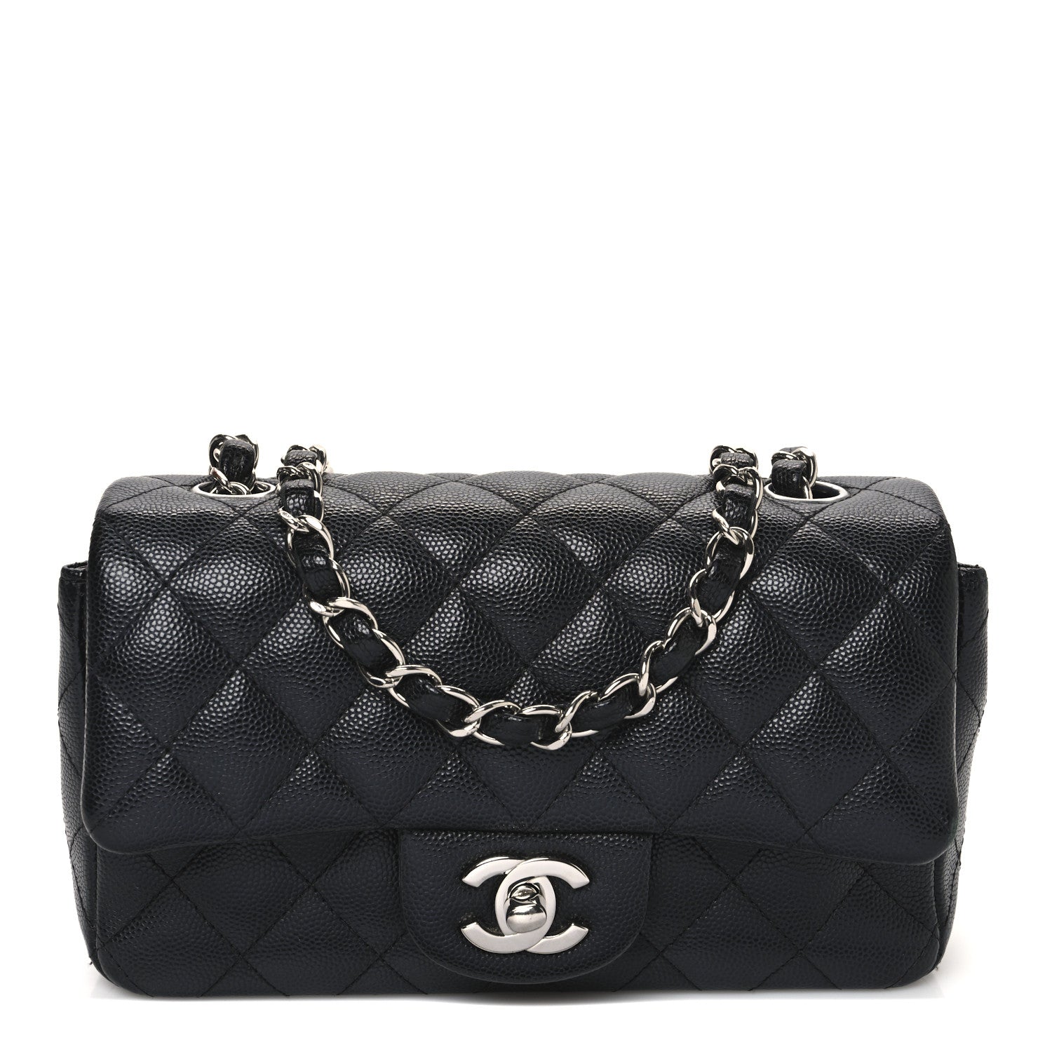 Chanel Caviar Quilted Mini Rectangular Flap Black 1 of 13