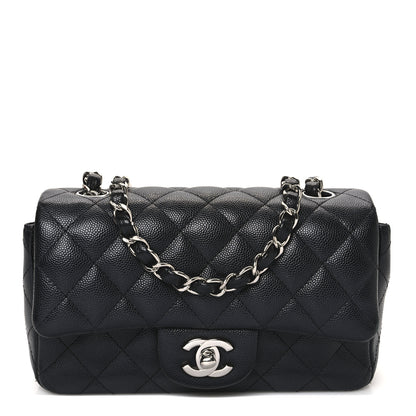 Chanel Caviar Quilted Mini Rectangular Flap Black 1 of 13