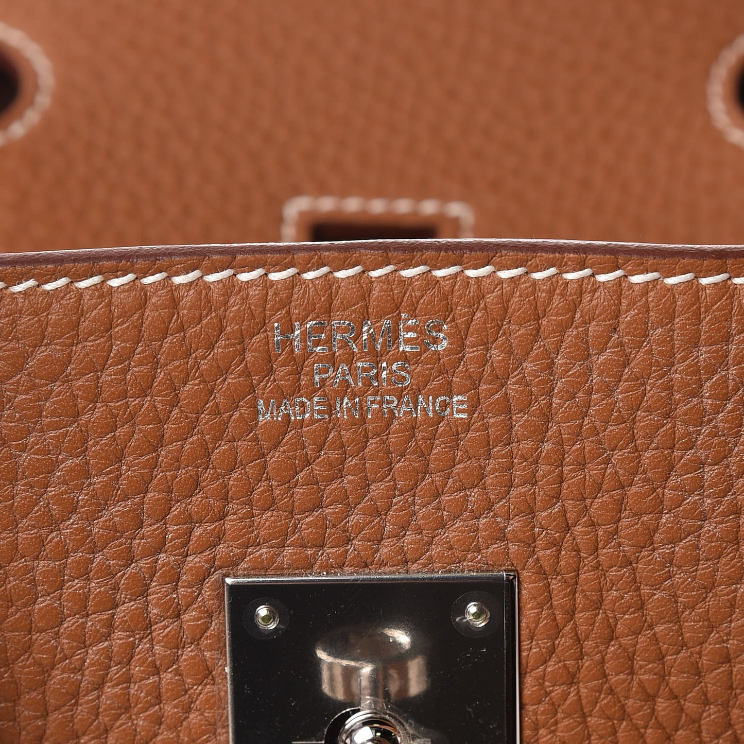 Taurillon Clemence Birkin 35 Gold