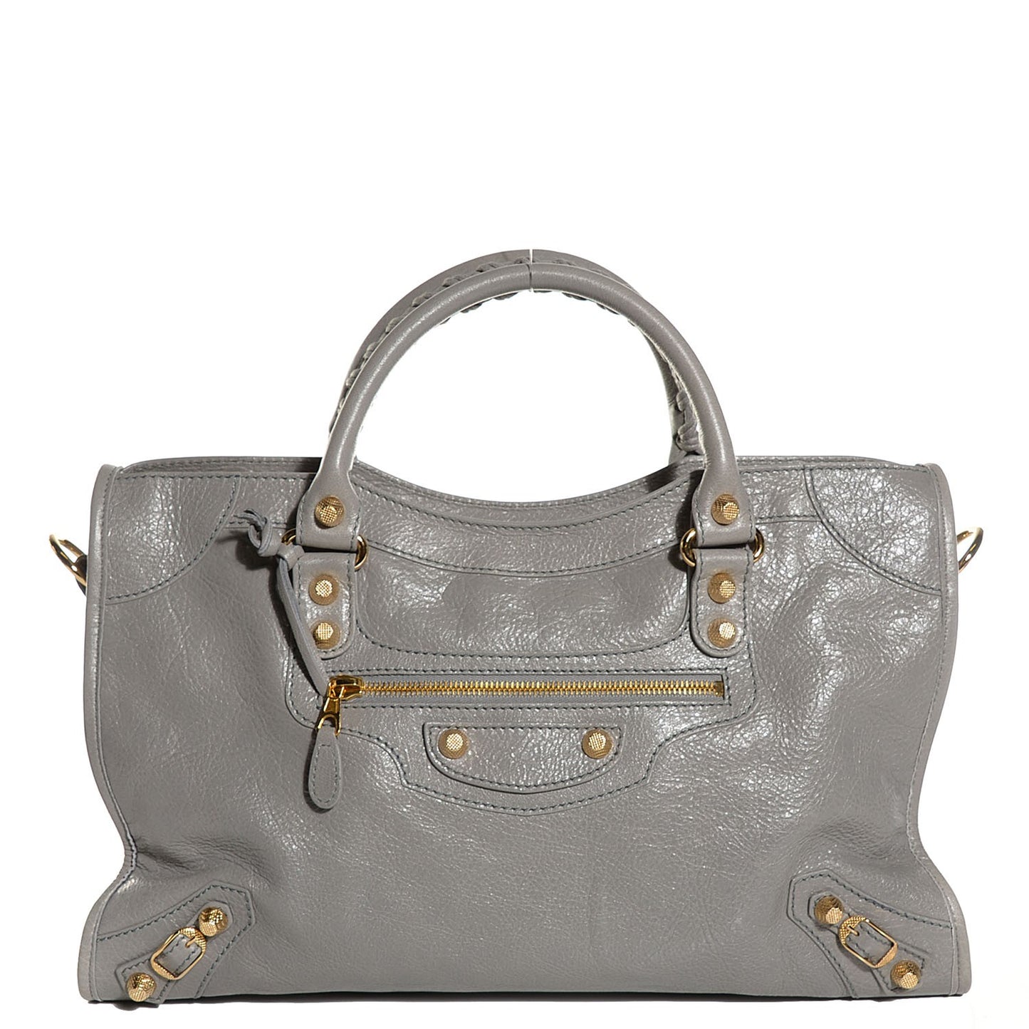 Agneau Giant 12 Gold Hardware City Gris Pyrite
