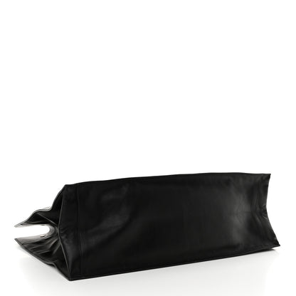 Saint Laurent Vitello Rive Gauche Large Tote Black 4 of 13