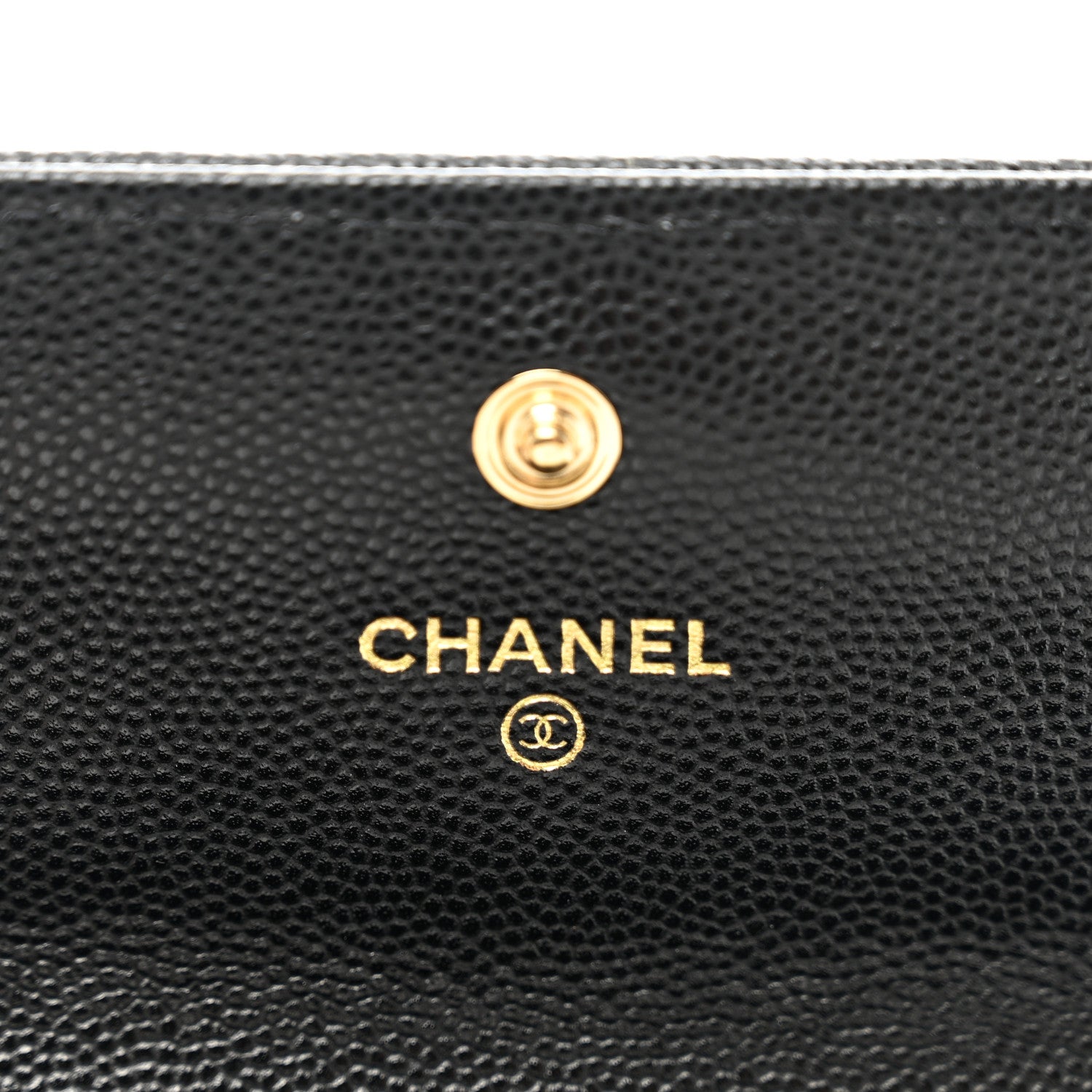 Chanel Caviar Quilted Large Boy Gusset Flap Wallet Black 6 of 9