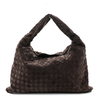 Bottega Veneta Suede Intrecciato Small Hop Fondant 1 of 19