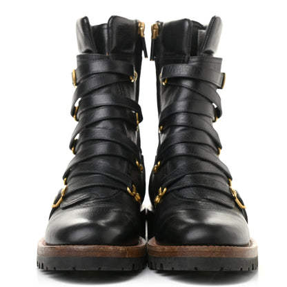 Christian Dior Shiny Calfskin Wildior Low Boot 36.5 Black 2 of 13