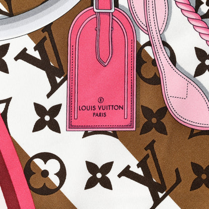 Louis Vuitton Silk Monogram Trunks And Bags Square Scarf Multicolor 3 of 4