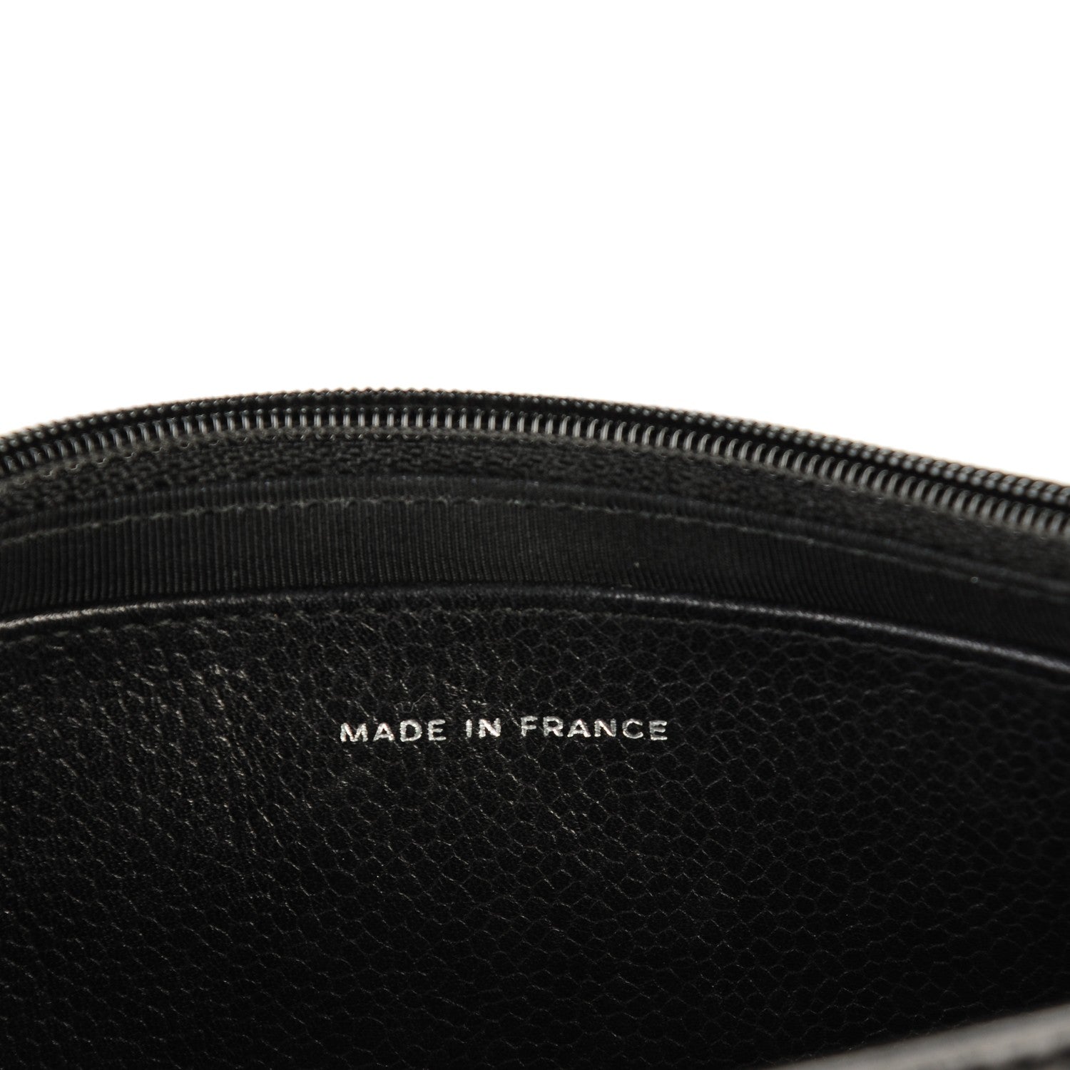 Chanel Caviar Half Moon Wallet On Chain WOC Black 6 of 8