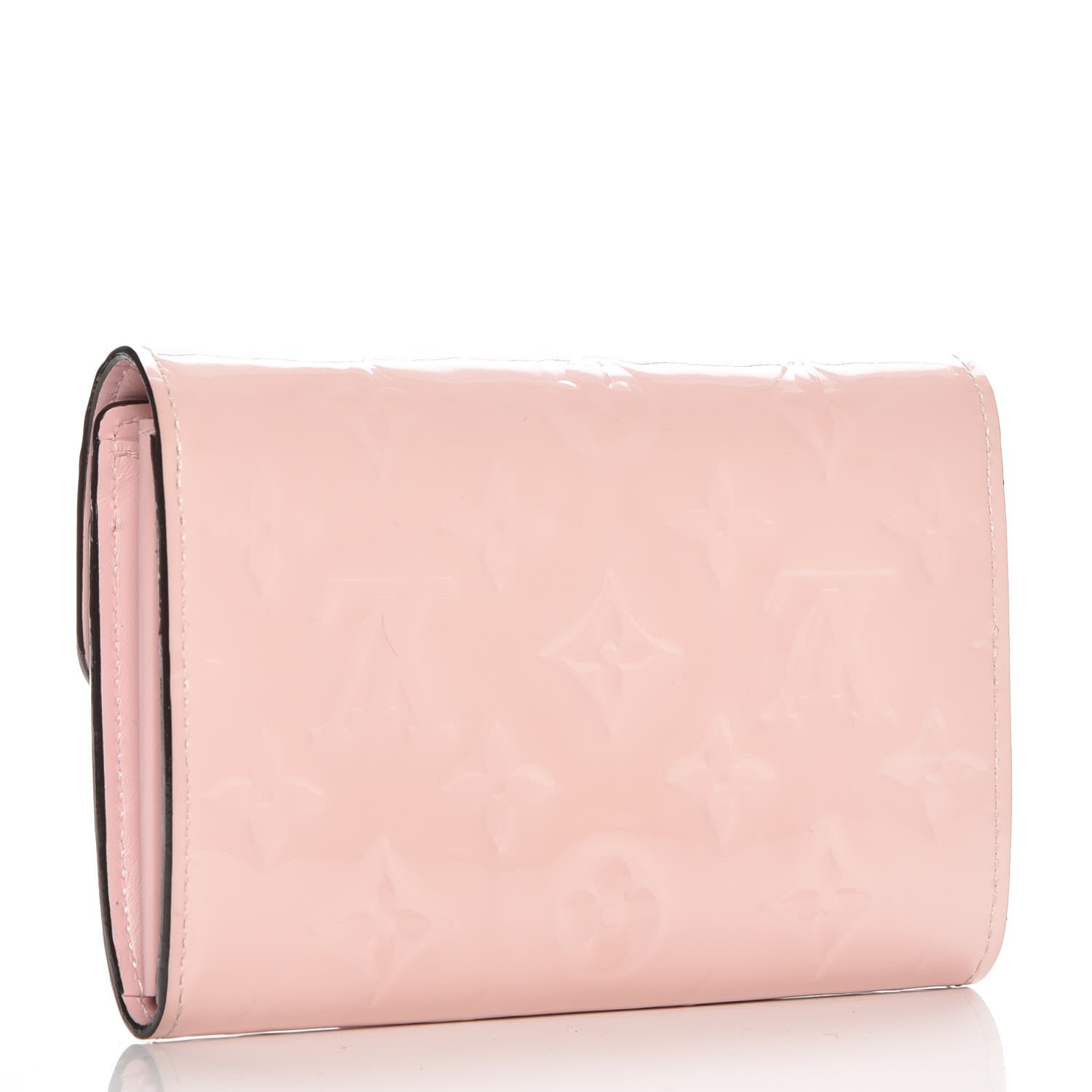 Louis Vuitton Vernis Sarah Compact Wallet Rose Ballerine 3 of 8