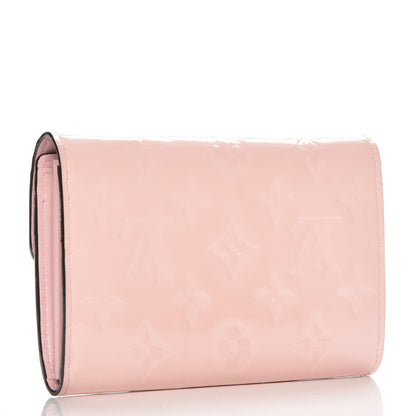Louis Vuitton Vernis Sarah Compact Wallet Rose Ballerine 3 of 8