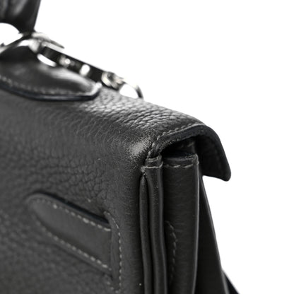 Hermes Taurillon Clemence Kelly Retourne 35 Graphite 13 of 20