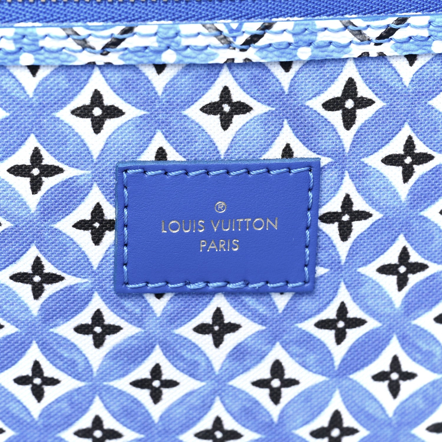 Louis Vuitton Monogram Giant By The Pool 2.0 Neverfull MM Blue 8 of 10
