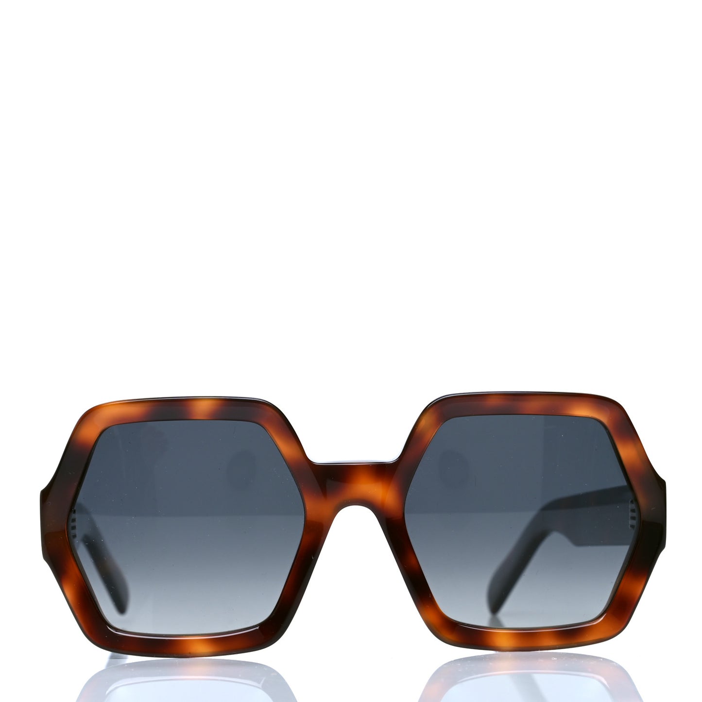 Acetate Octagon Polarized Sunglasses CL401311 Blonde Havana