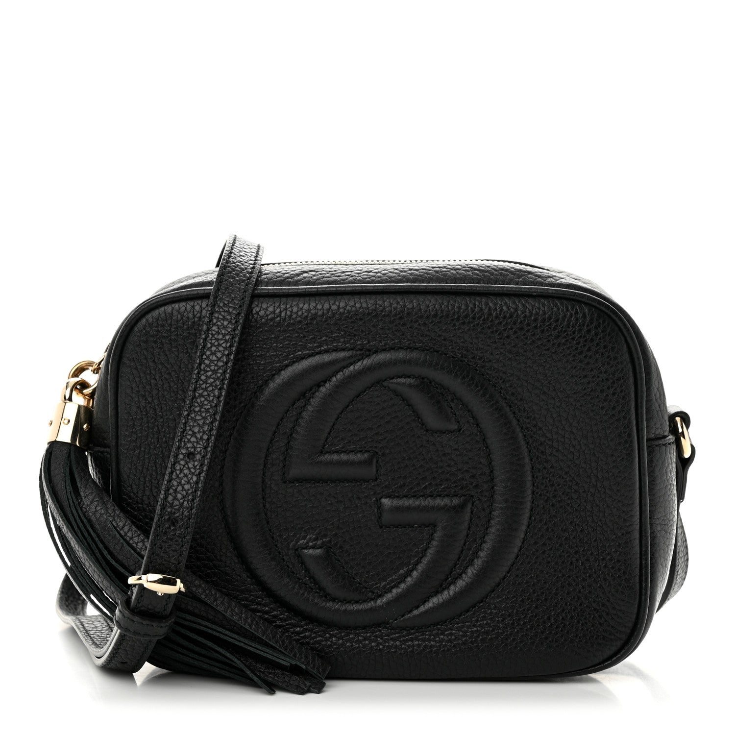 Gucci Pebbled Calfskin Small Soho Disco Bag Black 1 of 14