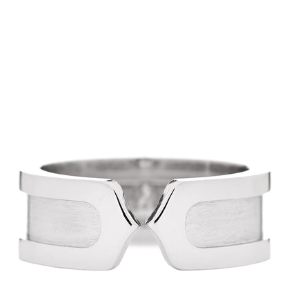 Cartier 18K White Gold 6.5mm C De Cartier Ring 48 4.5 1 of 6
